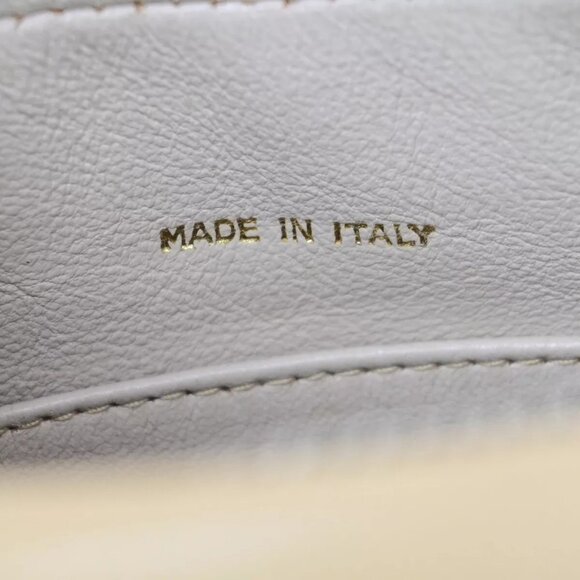 CHANEL CC Mini Matelasse Tassel Chain Shoulder Bag Leather BE Vintage - Picture 4 of 16